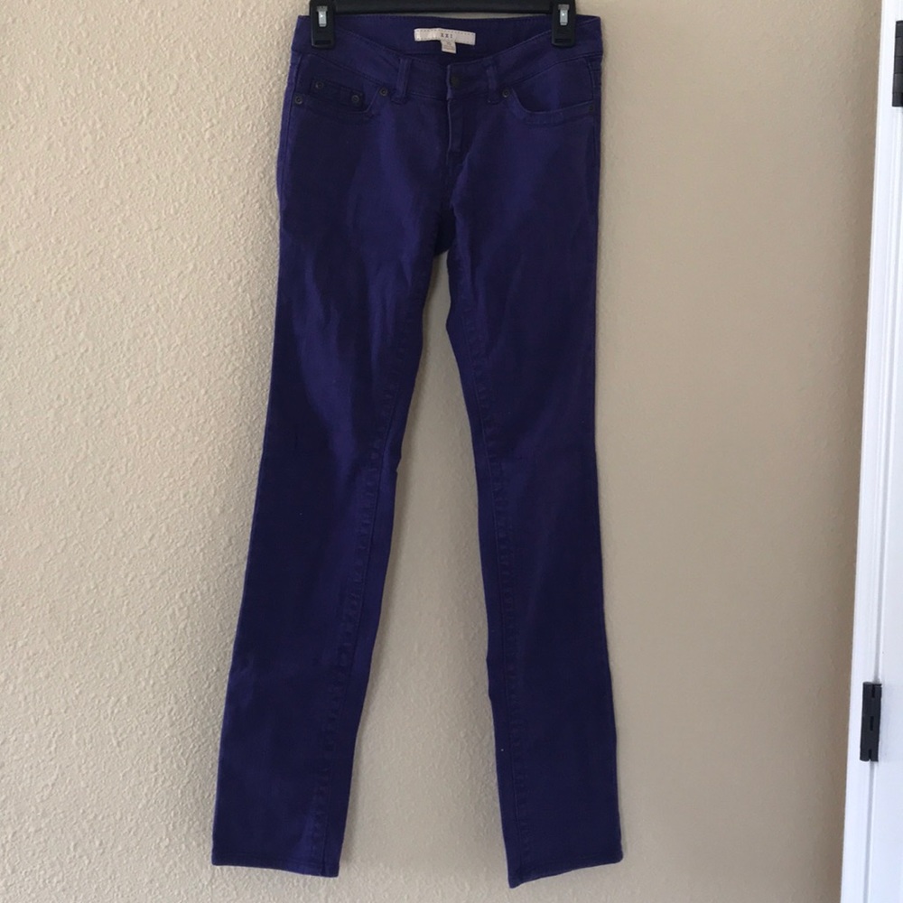 INDIGO SKINNY JEANS